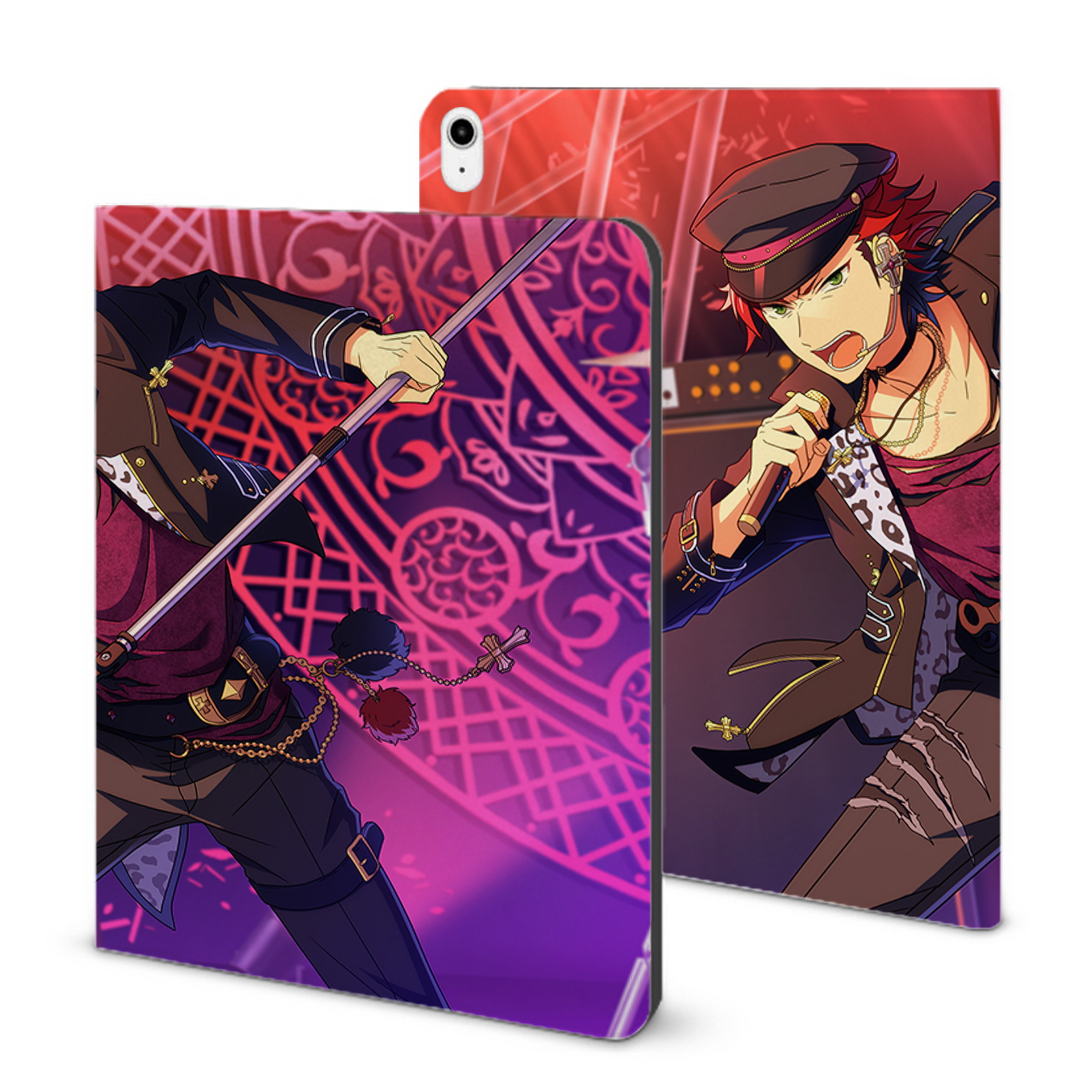 （画像用） あんさんぶるスターズ! Ensemble Stars IPadケース ペンホルダー付き ブックスタイルデザイン